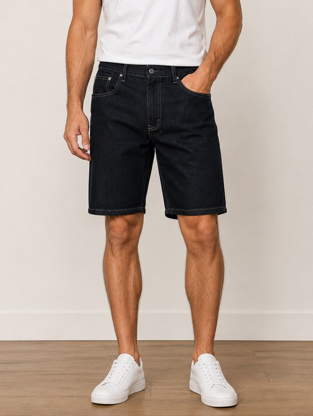 SOUTH POLE Y2k Dark Blue Denim Skate Shorts Size 40